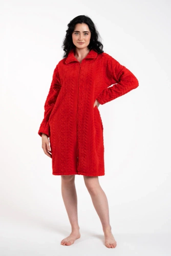 Rena Női fürdőköpeny Olasz divat - piros