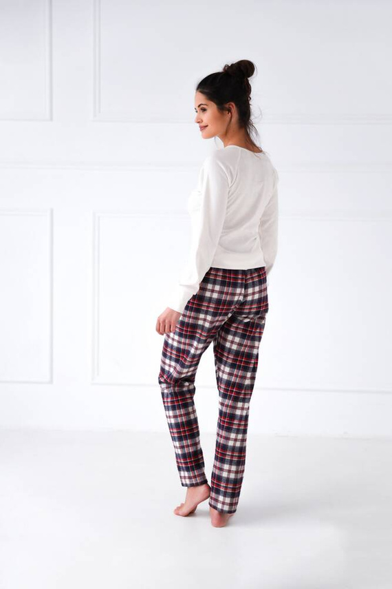 Mollie Női pizsama Sensis Interlock - krém színű