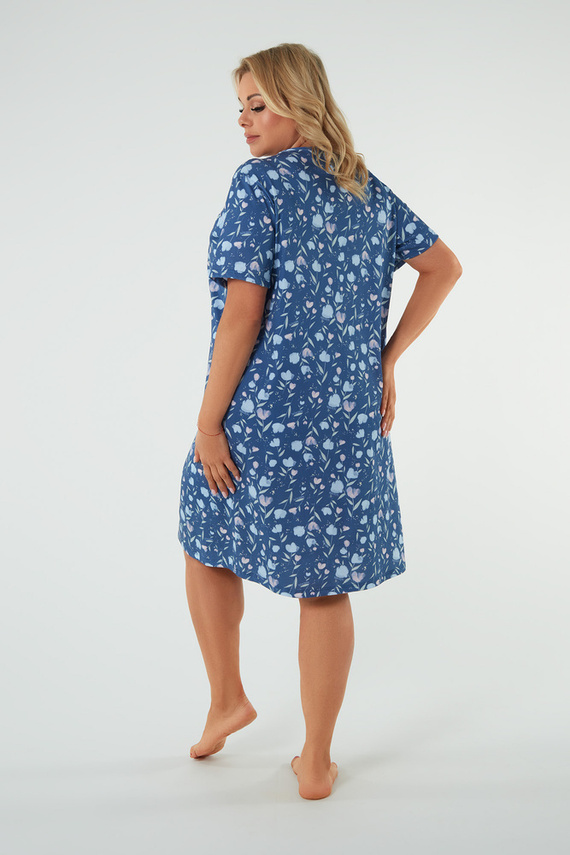 Agalia hálóing, rövid ujjú Olasz divat - print