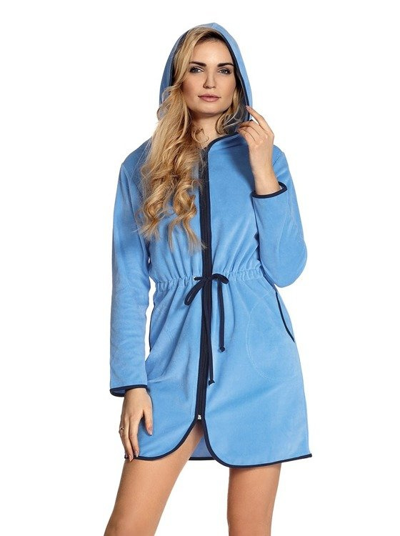 313 Desiree női fürdőköpeny De Lafense - világoskék