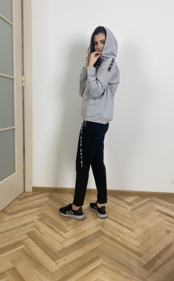 496 Just Forex női tréningruha - világos melange