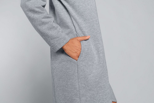 Grafi Női cipzáras fürdőköpeny olasz divat - melange