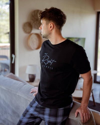 Sensis Victor Férfi pizsama - fekete