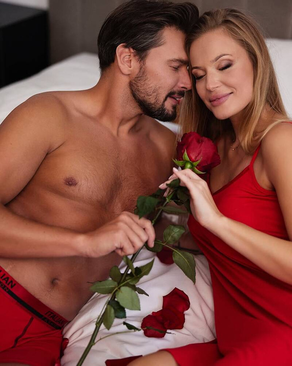 Song Női hálóing, keskeny pántos olasz divat - piros