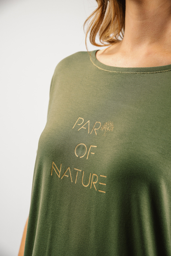 Natura Pizsama Női rövid ujjú, 3/4 nadrágos olasz divat - khaki