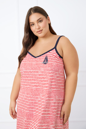 Flota női ing, slim fit Italian Fashion - print piros