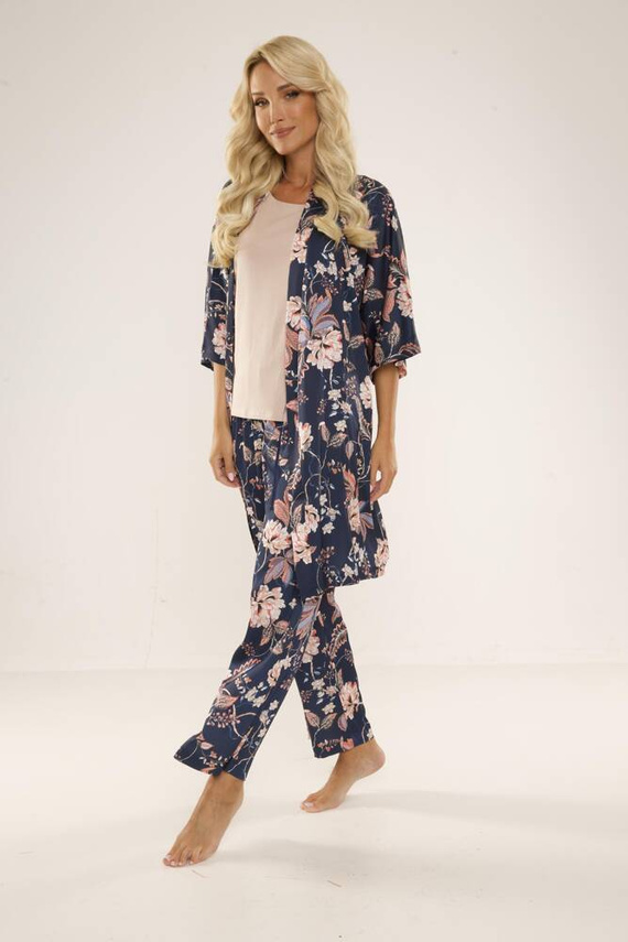 722 Lurdes Női pizsama De Lafense - sötétkék