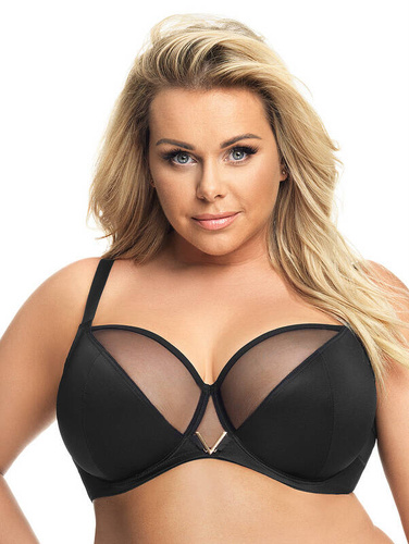 K 564 Vicky Soft melltartó Gorsenia fekete