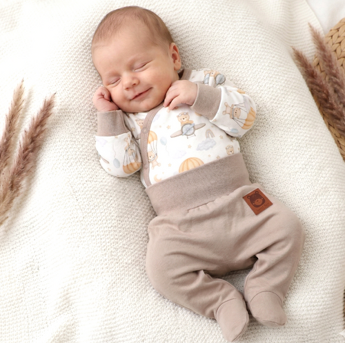 ABN-5501 Sky Journey Envelope bodysuit Nini | Organikus pamut újszülött baba számára