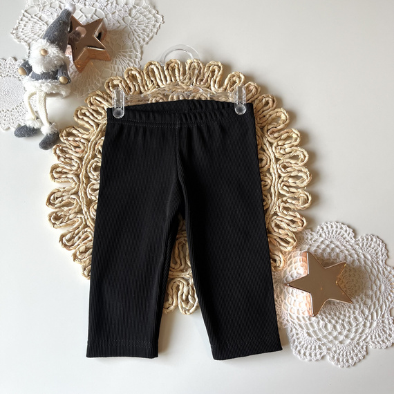 Mamatti Leggings SL02 Merry Christmas - Fekete, pamut, Lányoknak