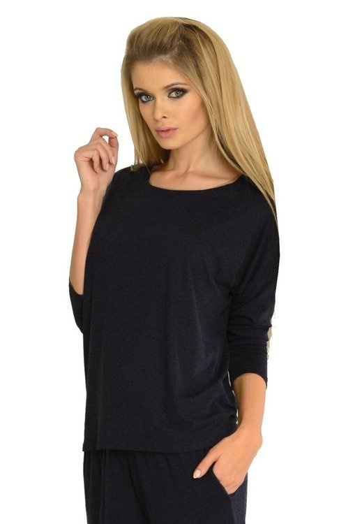 305 Paula női pizsama öltöny - tengerészkék