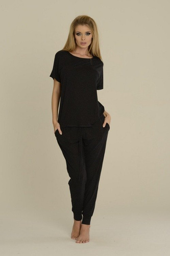 524 Paula női pizsama De Lafense - grafit