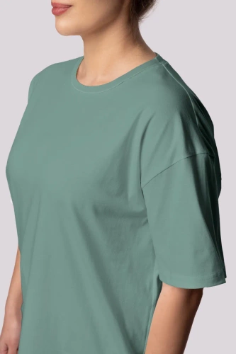 Bliss rövid ujjú női pizsama Mona olívazöld