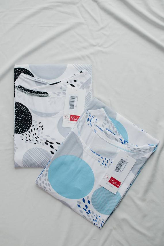 860 Amelia De Lafense hálóing - rövid ujjú, puha viszkóz - szürke