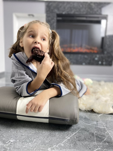 374 / 375 Desiree gyermek fürdőköpeny - szürke