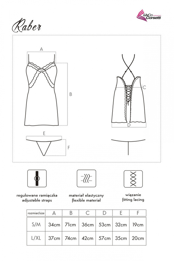 Raber Coffee LC 90579 LivCo Corsetti LivCo Corsetti Fashion kávés női kétrészes szett