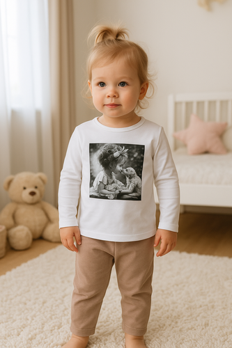 Kiss Baby blúz Bambarillo white-jersey | Kényelem és stílus