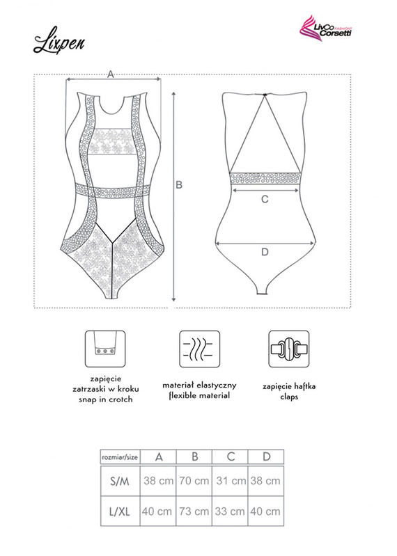 Lixpen LC 90612 Női test LivCo Corsetti Divat
