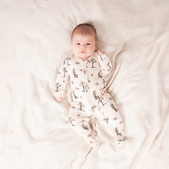 218031 Yogi Bear Nicol pamut pizsama - erdei mintás, hosszú ujjú, hosszú ujjú