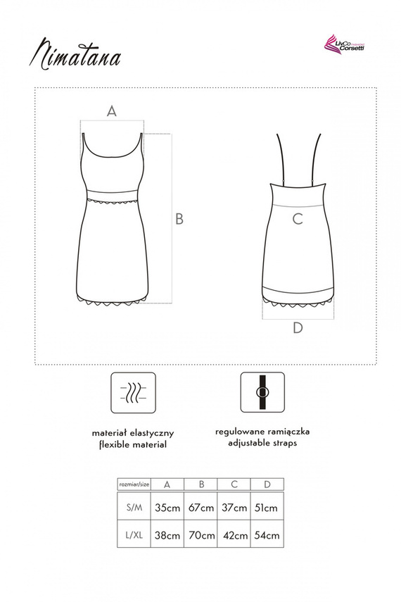 Nimatana LC 90498 Női ing LivCo Corsetti divat