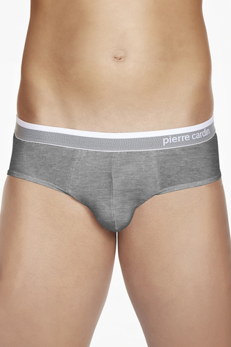 PCU 402 Pierre Cardin szürke - férfi klasszikus pamut alsónadrág, kényelmes a mindennapi viselethez