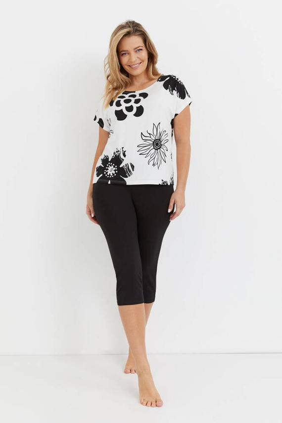 743 Elle Forex Női pizsama - ekrü-fekete