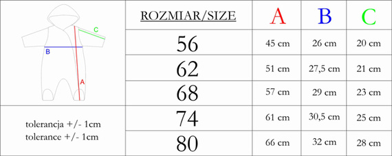 216270 Lala Luna Luna Nicol melegítőnadrág - rózsaszín babaköpeny fülekkel, 56-68-as méret