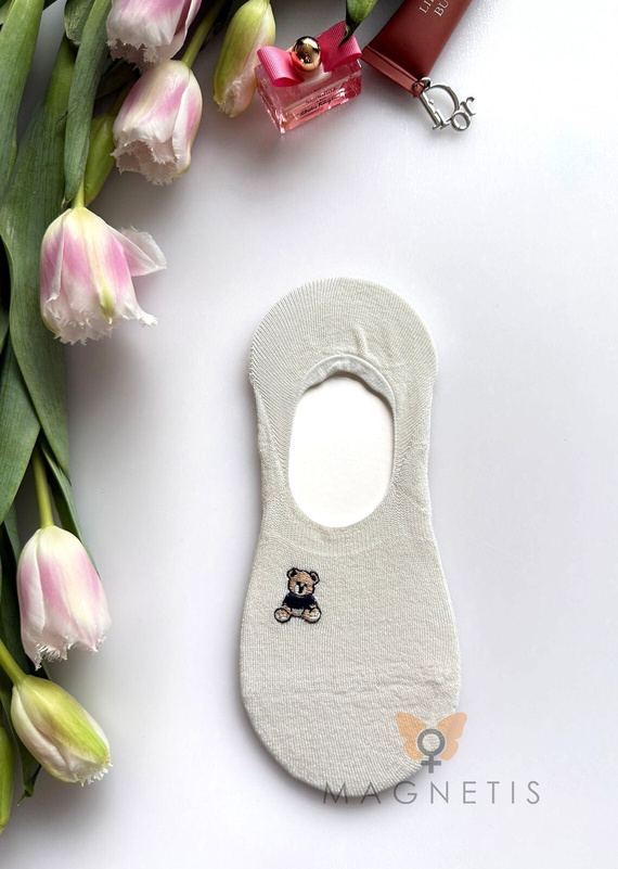 Magnetis YN-251132 – női balerina zokni viszkózból, szilikonnal