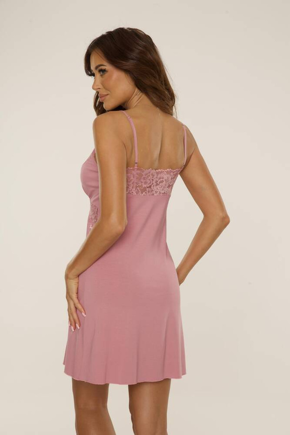 639 Noela De Lafense hálóing - piszkos rózsaszín