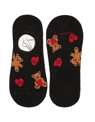 CDB200-140 Moraj női balerinák - Kényelmes balerinák szilikon sarokkal és lapos varrásokkal