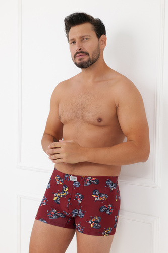 Férfi boxeralsó Touring Italian Fashion pamut elasztán testhezálló