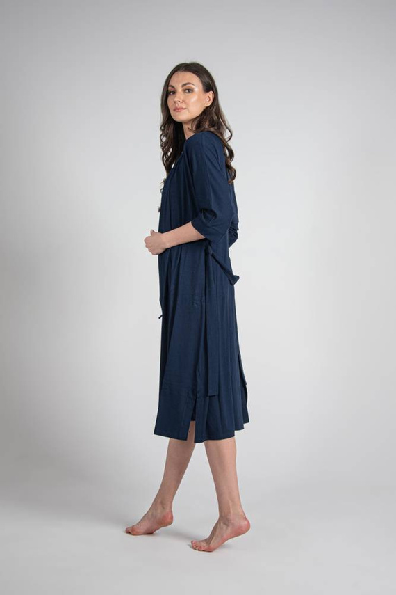 942 Visa Hosszú köntös De Lafense - tengerészkék