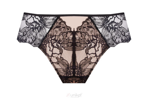 Unikat Kiana női bugyi fekete csipkés klasszikus
