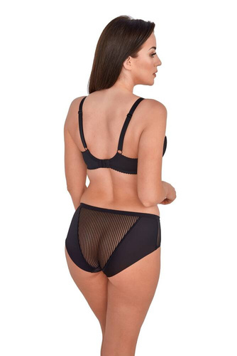 BS 1211 Kim Gaia félig párnázott melltartó fekete bézs színű