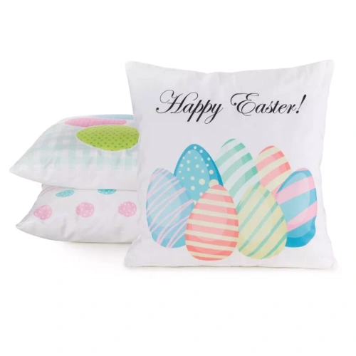 Eurofirany Wiosna 3– dekoratív húsvéti párnahuzat stílusos