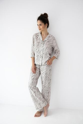 Sensis Emory 7/8 bézs női pizsama – 100% viszkóz