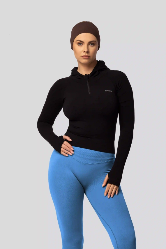 Spaio PRO push-up leggings magas derék alakformáló nem átlátszó ice blue