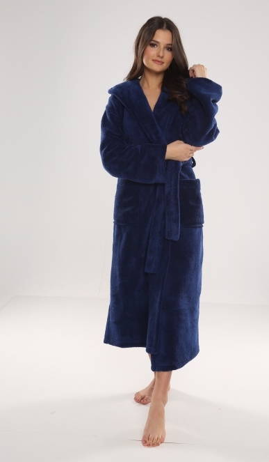 807 Luna II Női hosszú női köntös Forex - sötétkék