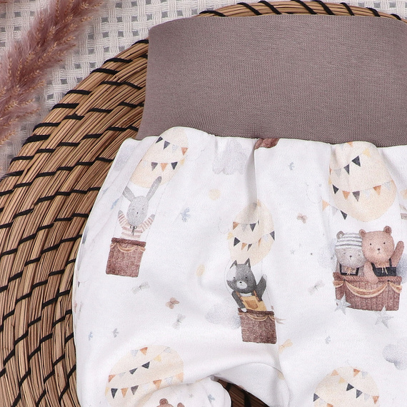 ABN-5542 Nini Happy Animals organikus pamut baba félalvóágy - kényelem, biztonság, környezetbarát