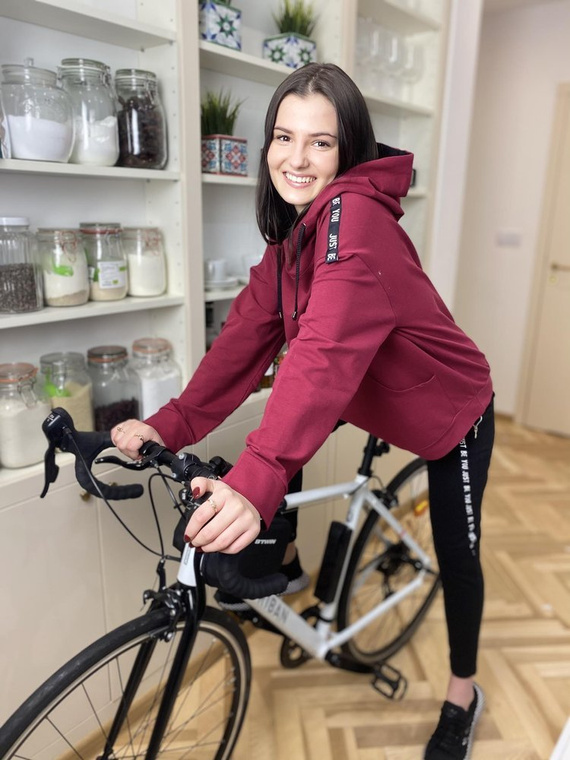 496 Just Forex női tréningruha - gesztenyebarna színben