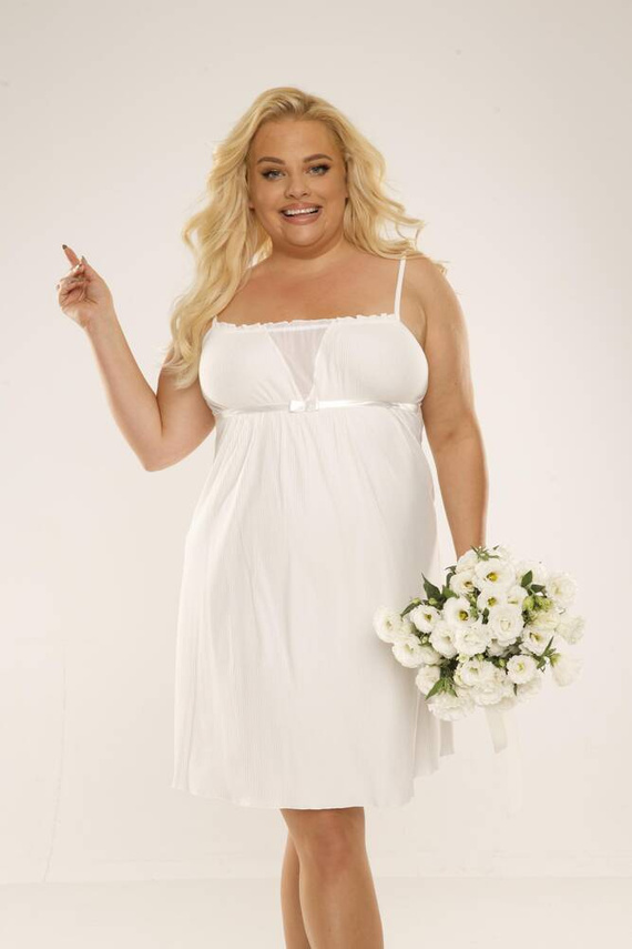 691 Freya Forex pántnélküli hálóing - ekrü színű