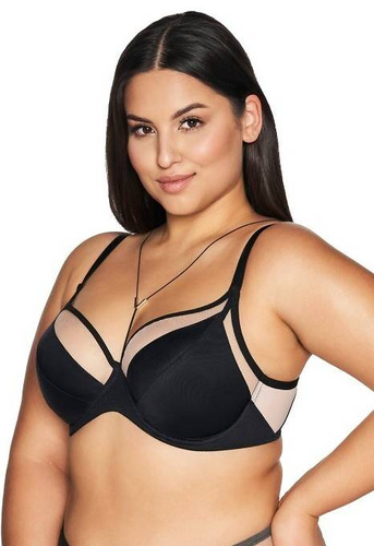 2136 Ava puha melltartó - fekete