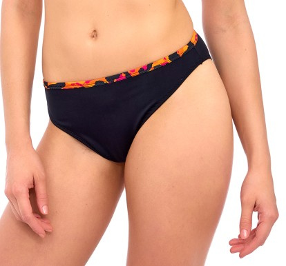 Sofia Fekete fürdőruha alsó - alacsonyan emelkedő, klasszikus szabás, ideális napozáshoz