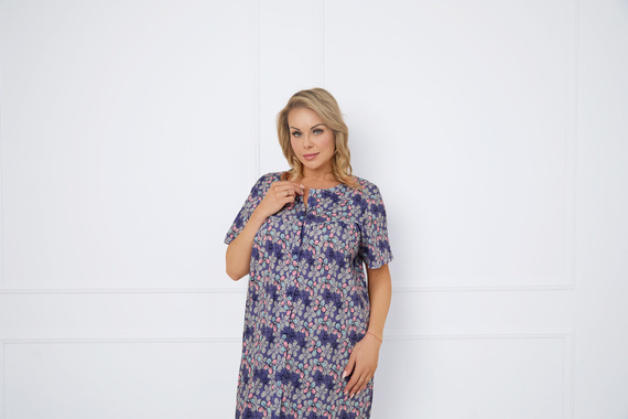 Bonaria hálóing, rövid ujjú Olasz divat - nyomtatás