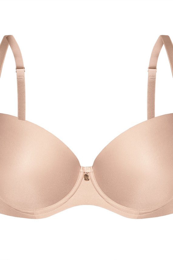 Mefemi by Nipplex Nina Push Up Cappuccino formázó melltartó dekoltázzsal