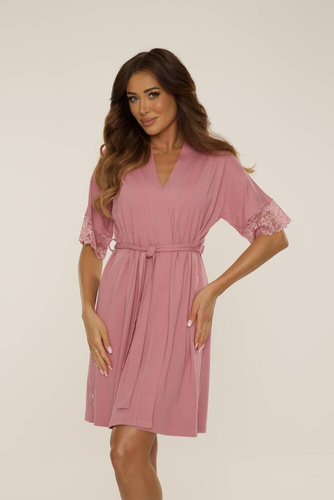 643 Noela Női köntös De Lafense - piszkos rózsaszín