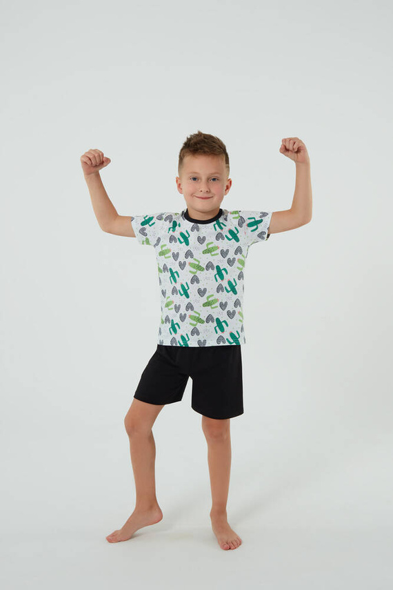 Picos Gyermek pizsama Italian Fashion - print/fekete