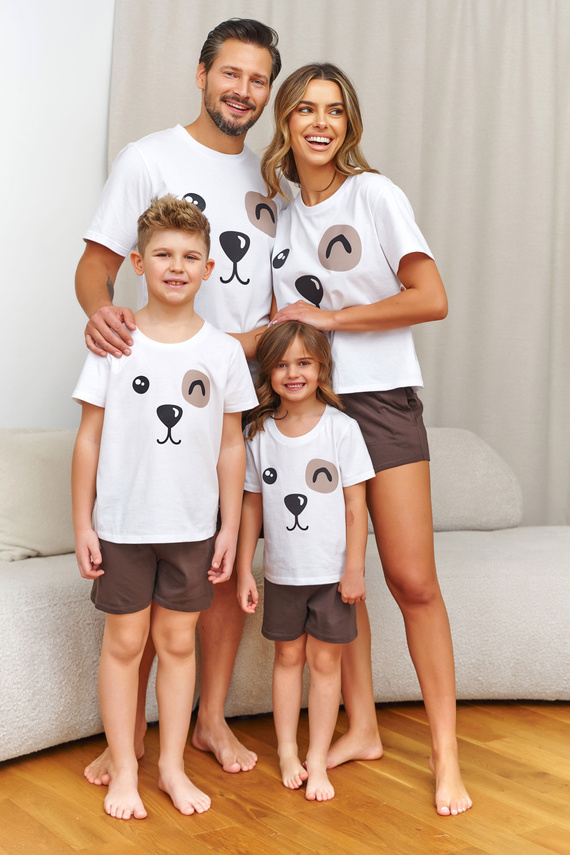 Doctor Nap 7409 női pizsama 100% pamut rövidnadrággal