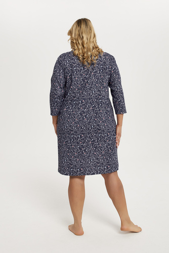 Sajna 3/4 ujjú hálóing Olasz divat - print