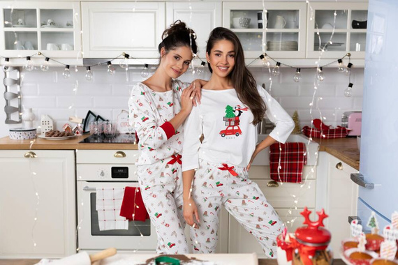 Lillian Sensis női pizsama -ecru színű